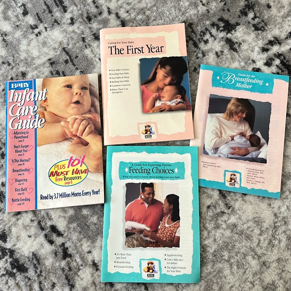 1998 Vintage Breastfeeding & Infant Care Manuals